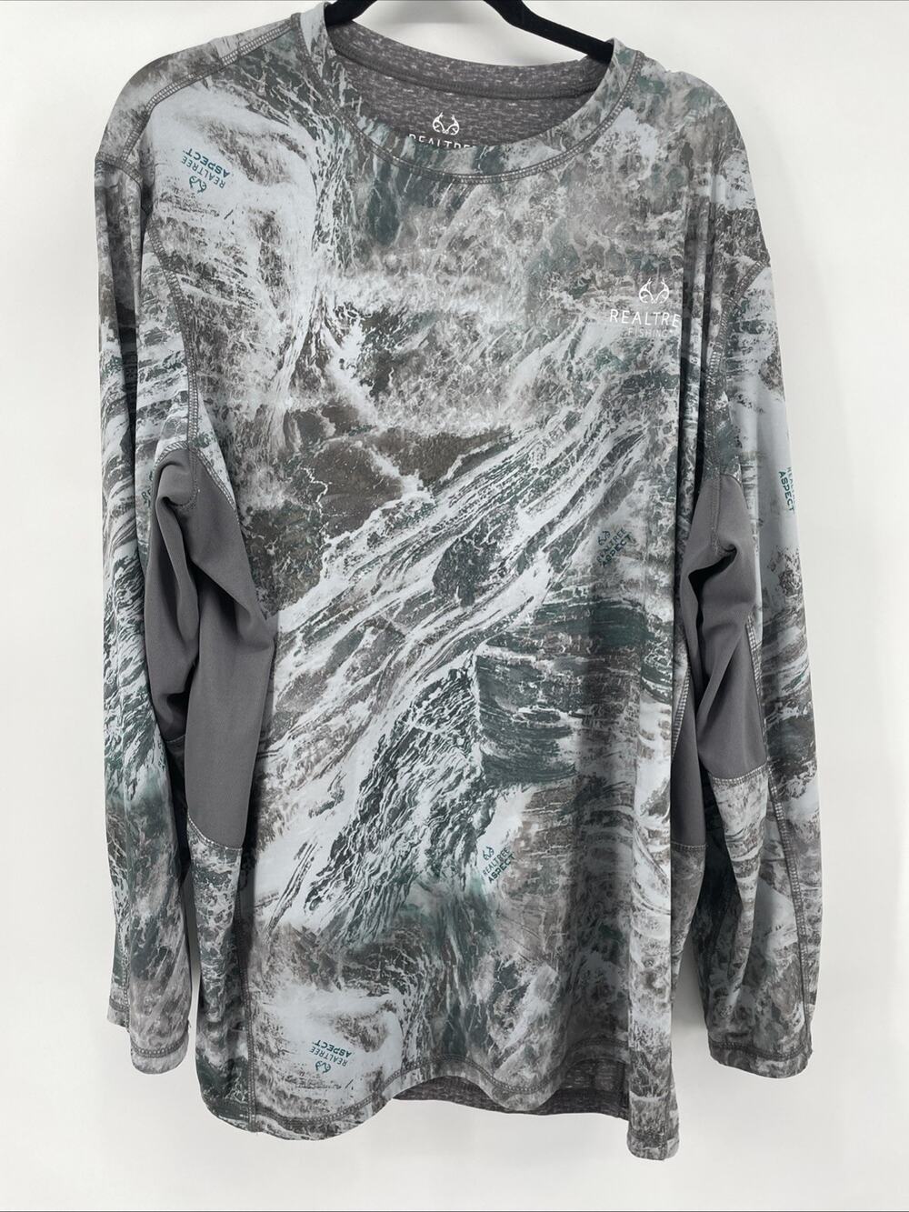 Realtree Fishing Mens 2XL Shirt Real Tree Aspect Quick Dry Long Sleeve